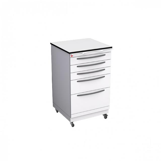 Al Yarmuk Mobile Treatment Cabinet With White Solid Phenolic Compact Top 12 mm Y-Mo311-C