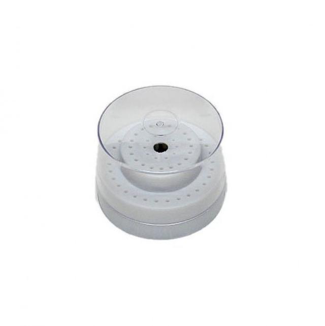 Bur Holder Round White 60 Holes