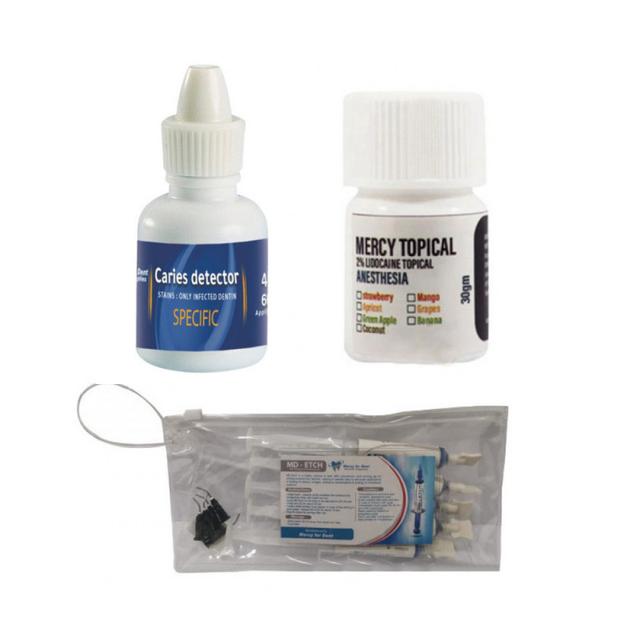 Md - Etch Kit + Caries Detector + Mercy Topical Gel