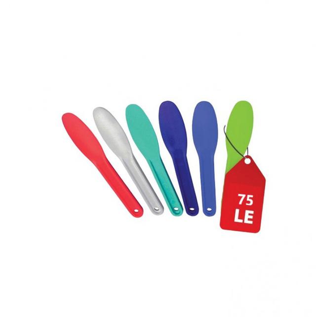 5 x Plastic Alginate Spatula Any Color + 1 Free