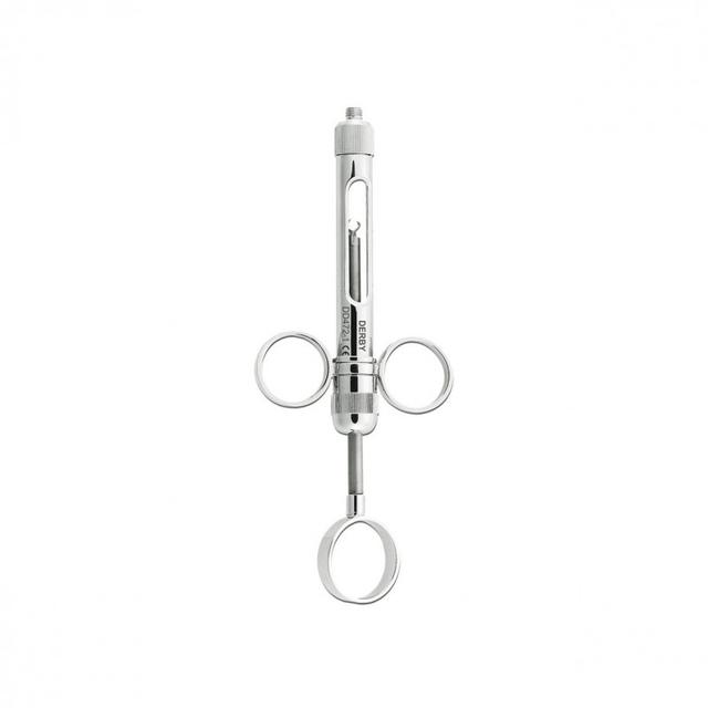 Three Ring Anesthesia Syringe Instrument With Metric Thread