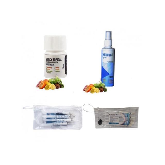 4 x Mercy Topical Gel + 4 x Mercy Topical 120 ml + Mercy Edta Cream 6 Gr + 2 x Md - Etch Kit