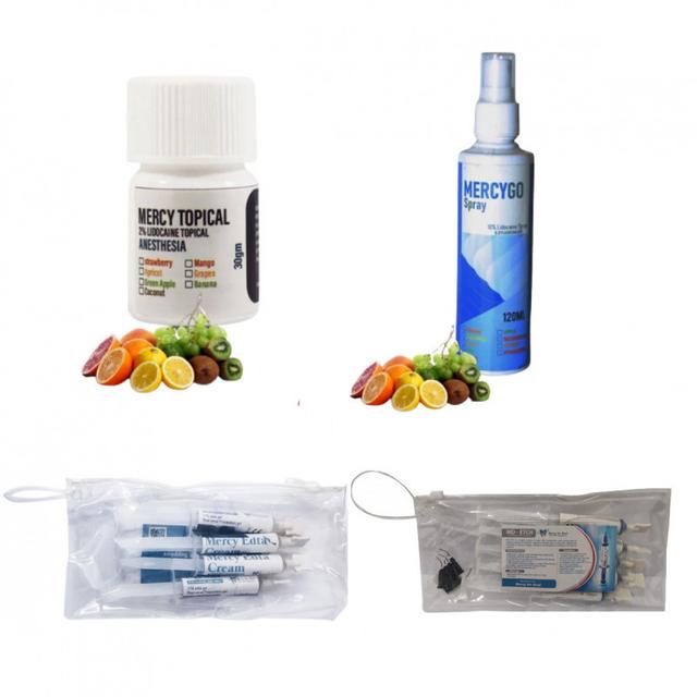 4 x Mercy Topical Gel + 4 x Mercy Topical 120 ml + Mercy Edta Cream 6 Gr + 2 x Md - Etch Kit