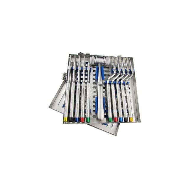 Convex Osteotome Kit With Mallet And Cassette
