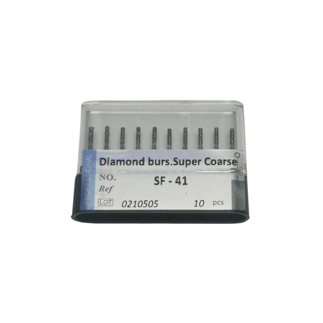 Diamond Burs Super Coarse Straight Flat SF-41 Stone