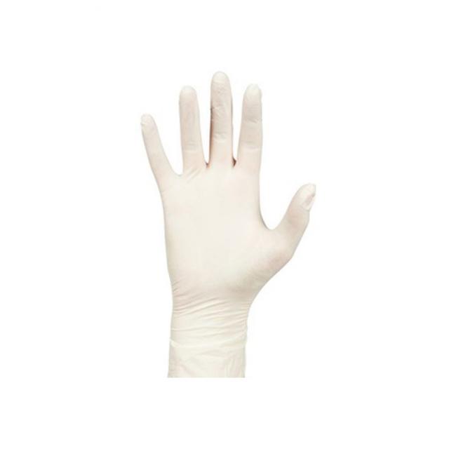 Latex Gloves Powder Free Medium White