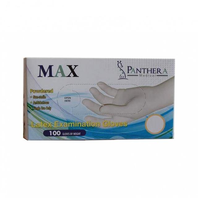 Max Latex Examination Gloves Powdered XLarge White