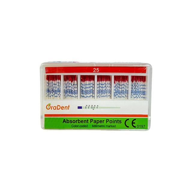 Oradent Paper Point Taper 2% #25