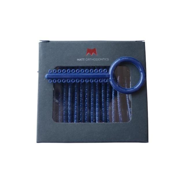 Matt Ortho O-Ties Dark Blue Code 14