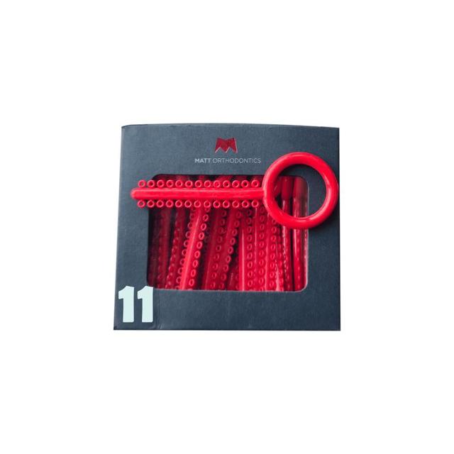 Matt Ortho O-Ties Red Code 11