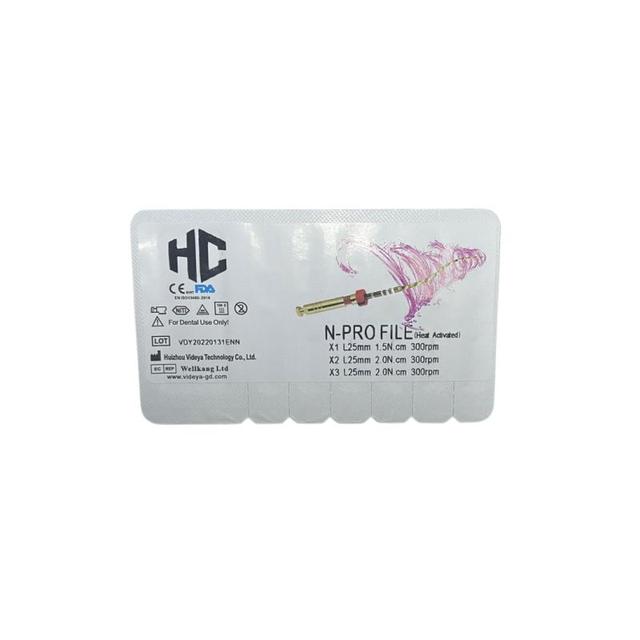 N-Pro Files Gold Assorted Kit 25 mm