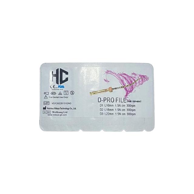 D-Pro Files Gold Retreatment Kit - 6 Pcs