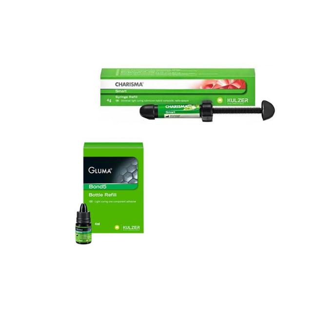 3 x Charisma Smart Any Shade + Gluma Bond5 4 ml