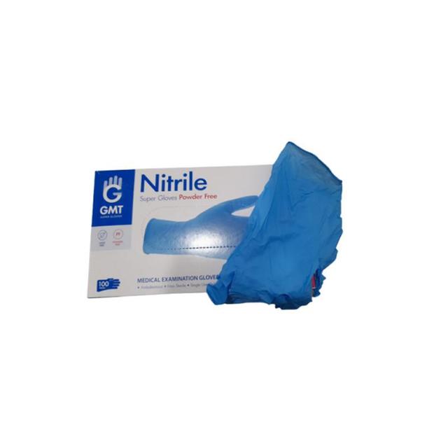 GMT Nitrile Gloves Small Light Blue