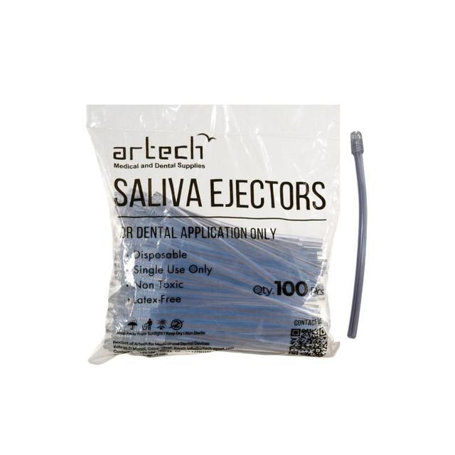 10 Bags Of Saliva Ejector Suction Tips