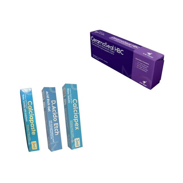 Ceramoseal 1.5 Gr + Acido Etch 5 ml + Calciapex + Calciapaste