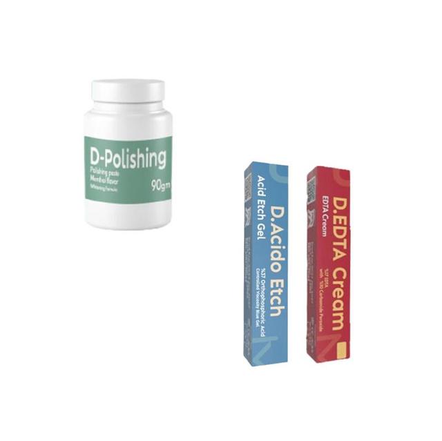 5 x Acido Etch 5 ml + 5 x Polishing Paste + 5 x Edta Cream 5 ml