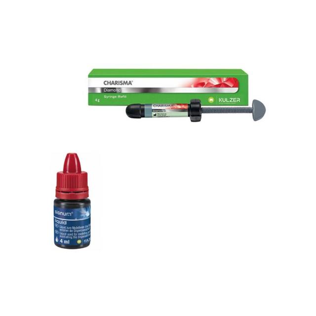 2 x Charisma Diamond Syringe Any Shade + Signum Liquid 4 ml