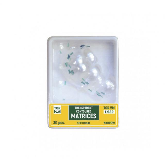 Sectional Contoured Matrices Narrow Transparent