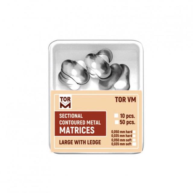 Sectional Contoured Matrix Refill Large With Ledge 50 Pcs