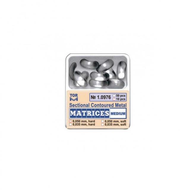 Sectional Contoured Matrix Refill With Ledge 50 Pcs Small