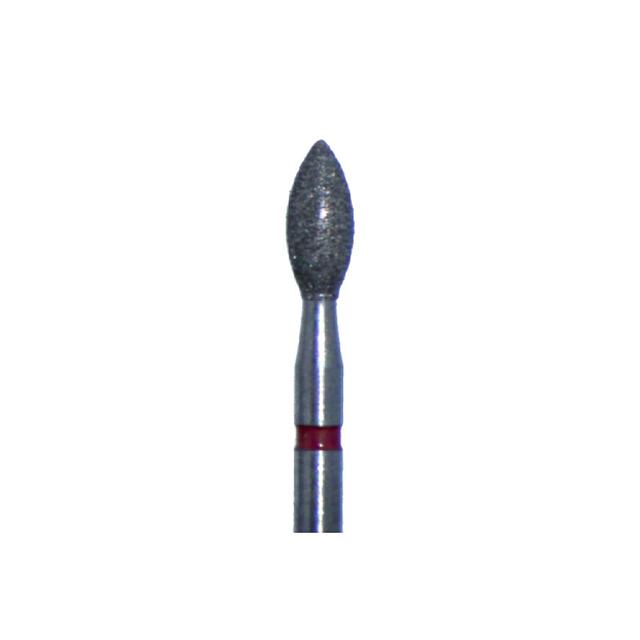 Finishing Composite Burs Flame Football 23 Extra Fine Red