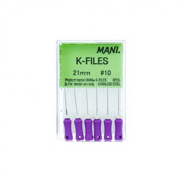 Mani K-Files #10 - 21 mm