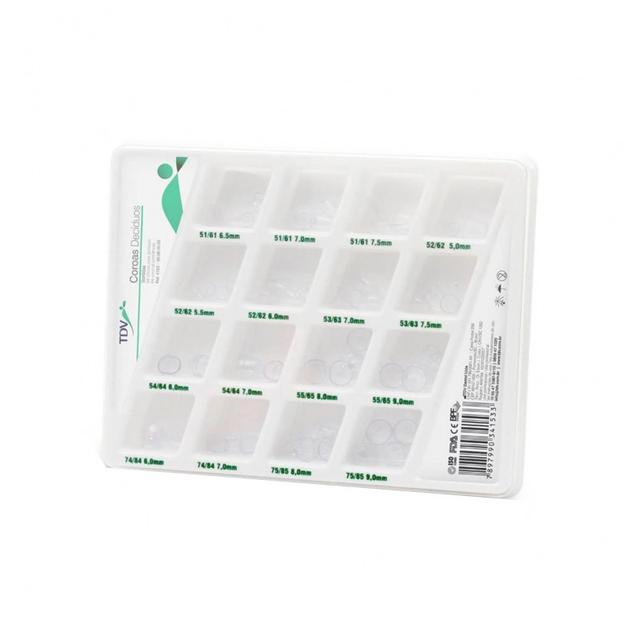 TDV Crowns Posterior Adult Teeth - 64 Transparent Crowns