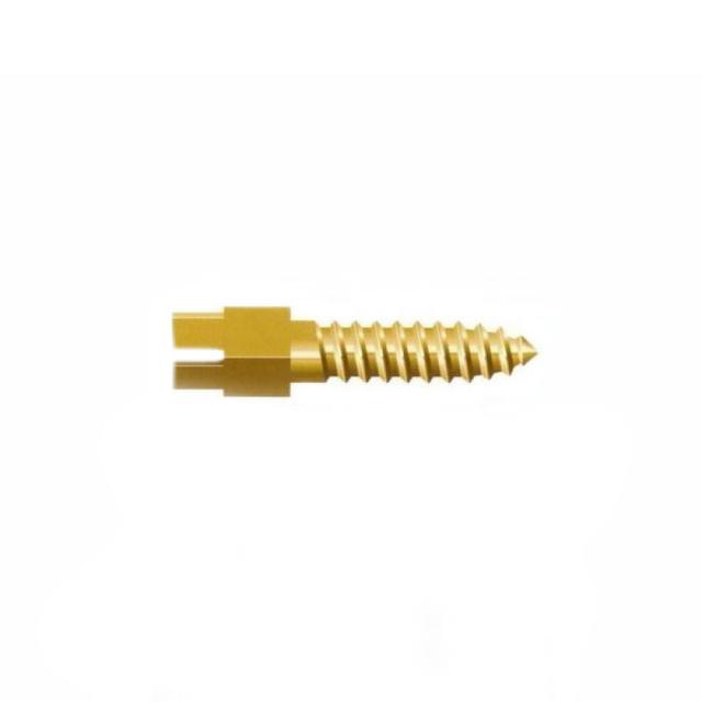 Gold Dental Screw Post Medium Size 4