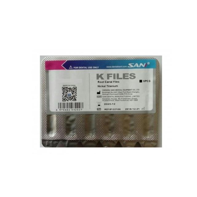 Niti K Files #10 - 25 mm