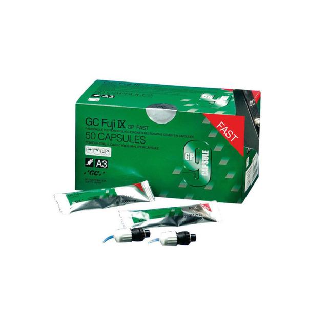 Fuji IX Fast Glass Ionomer Restorative Cement Light Cure Capsules A3