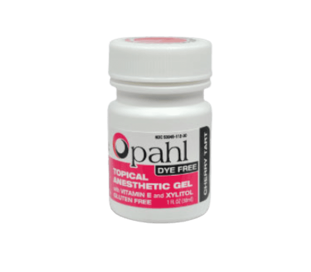 Topical Anesthetic Gel Cherry Tart Dye Free