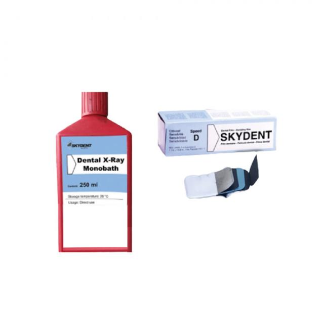 Skydent Injectable Dental X-Ray Film D Speed + Monobath